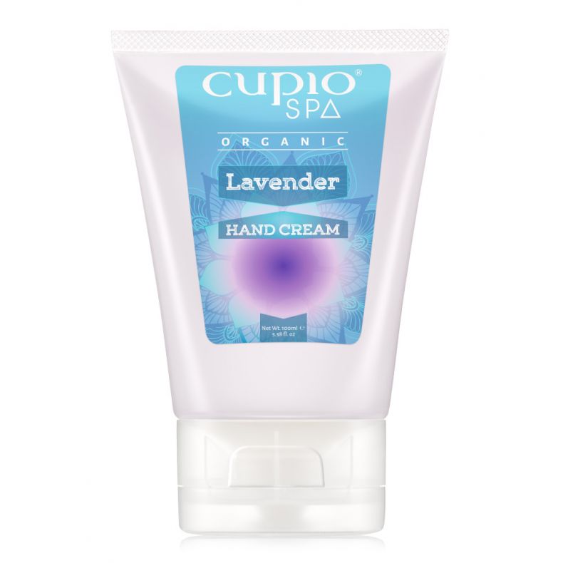 Tube der Cupio Spa Lavendel Handcreme mit 100 ml Inhalt