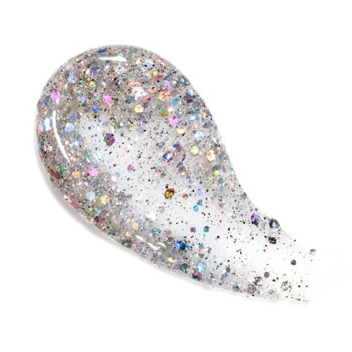 x_shape_starry_night_c9352_b Glitzernde, transparente Gelkonsistenz mit vielen bunten Partikeln
