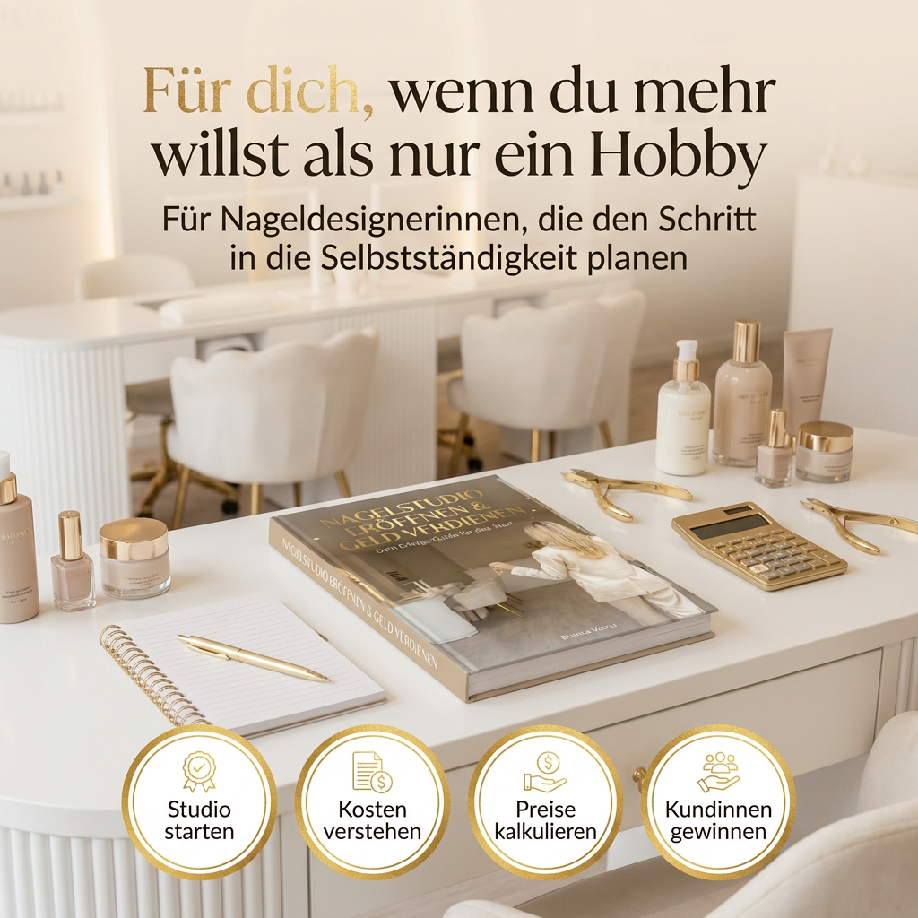 Für dich, wenn du mehr willst als nur ein Hobby – Buch Nagelstudio eröffnen